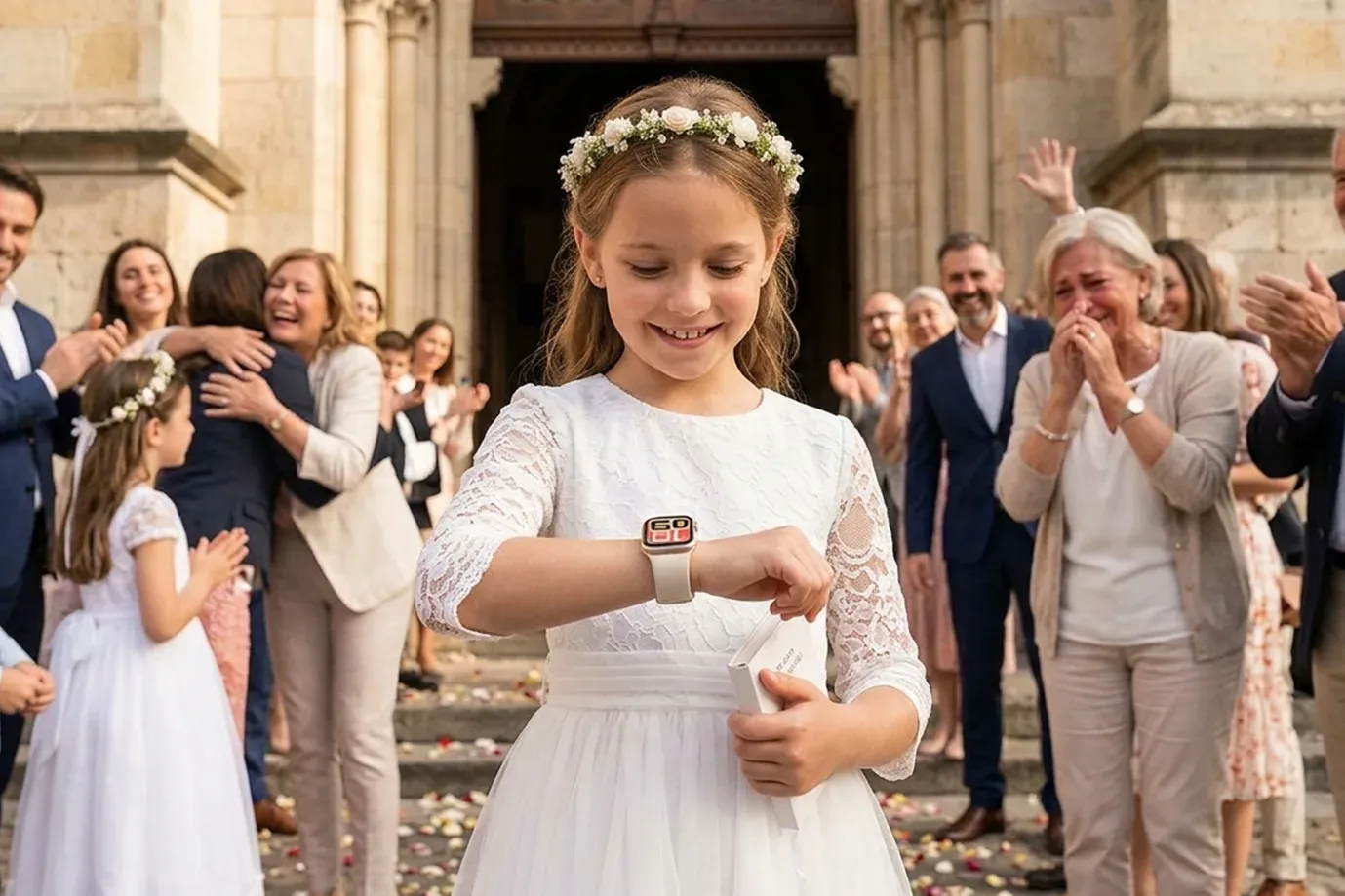 smartwatch na komunię dla dziewczynki